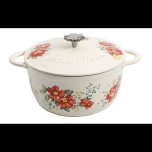 Pioneer Woman 5qt vintage floral Dutch oven